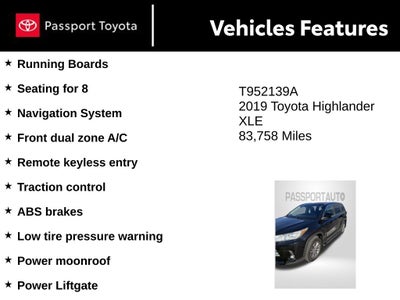 2019 Toyota Highlander XLE