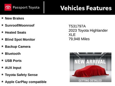 2023 Toyota Highlander XLE
