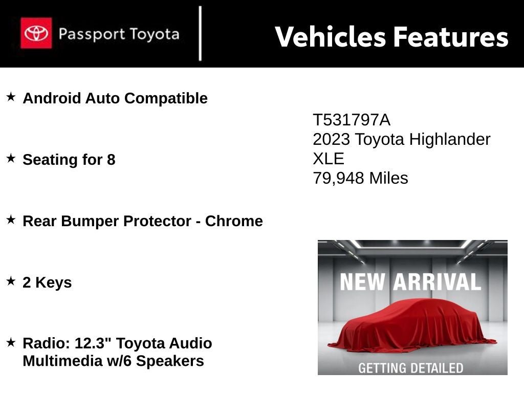 2023 Toyota Highlander XLE