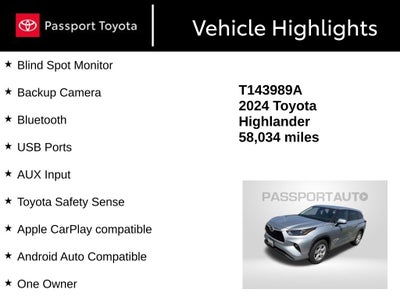 2024 Toyota Highlander LE