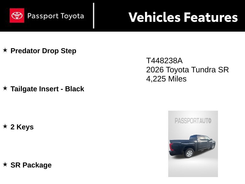 2026 Toyota Tundra SR