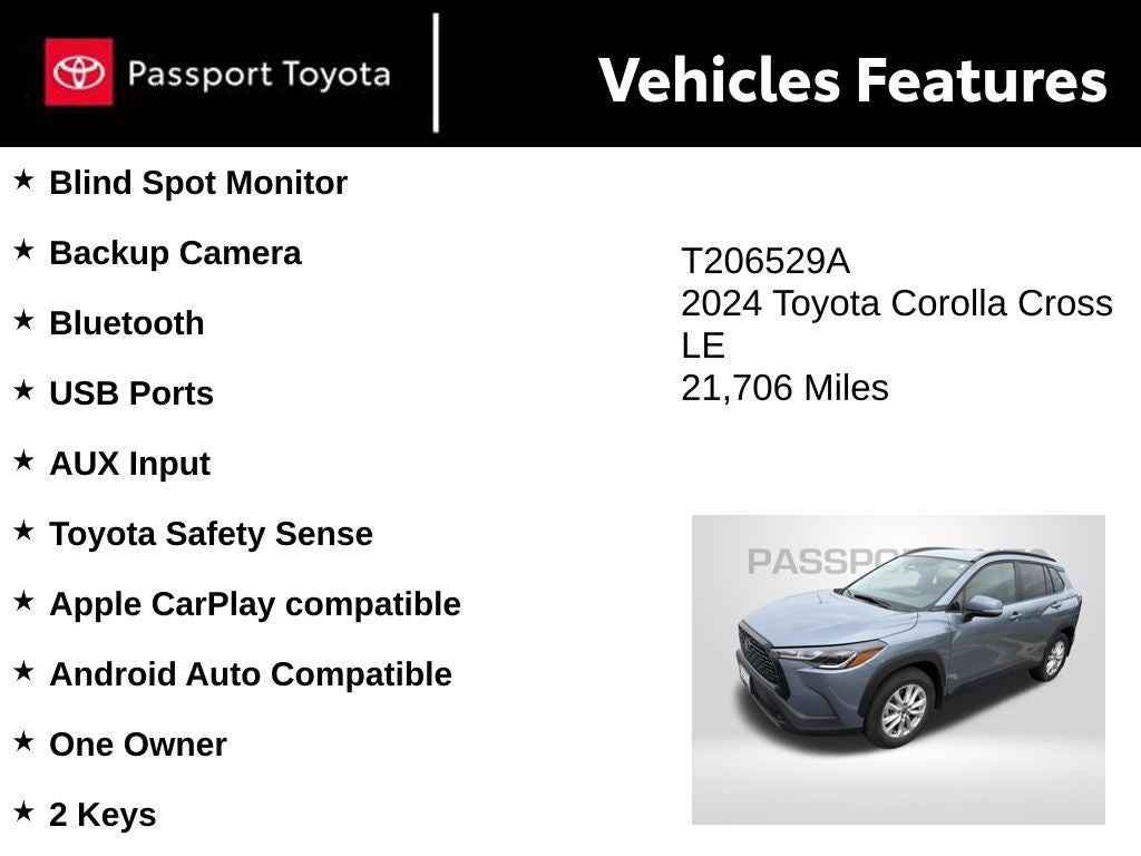 2024 Toyota Corolla Cross LE