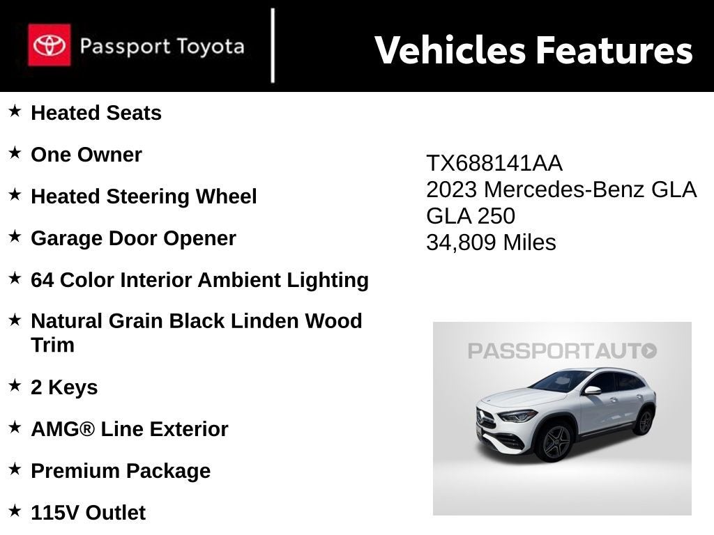 2023 Mercedes-Benz GLA GLA 250 4MATIC®